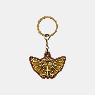 The Legend of Zelda Triforce Shield Keychain A