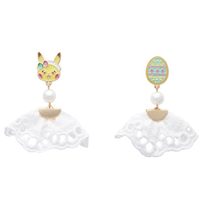 Pikachu Earring (Pierce Type) Pokemon Yum Yum Easter