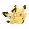 Pichu & Pikachu Buruburu...Mugyu! Hug Plush