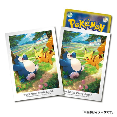 Pikachu & Snorlax Kanto Adventure Sleeves