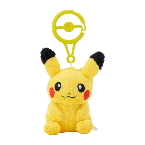 Pikachu Mascot Plush with Carabiner