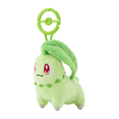 Chikorita Mascot Plush with Carabiner