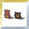 Gold & Silver 25th Anniversary Bookends Gengar Set of 2