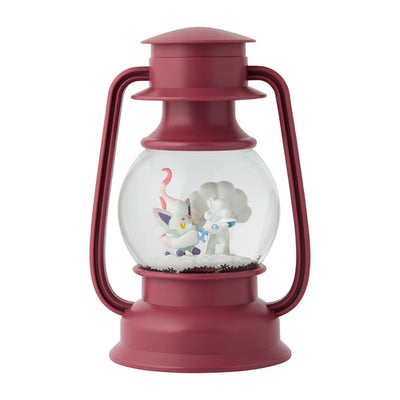 Snowy Gathering Lantern-style snow globe