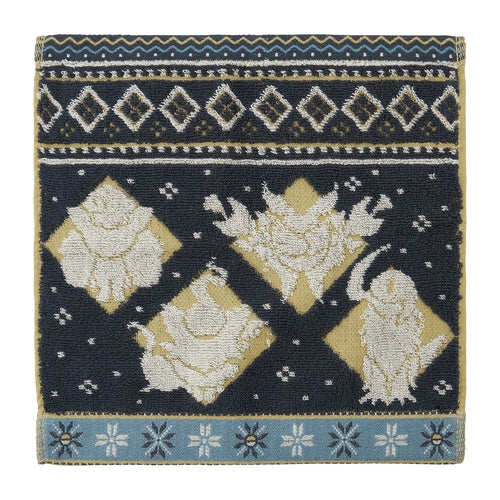 Snowy Gathering Jacquard Hand Towel