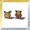 Gold & Silver 25th Anniversary Bookends Pikachu Set of 2