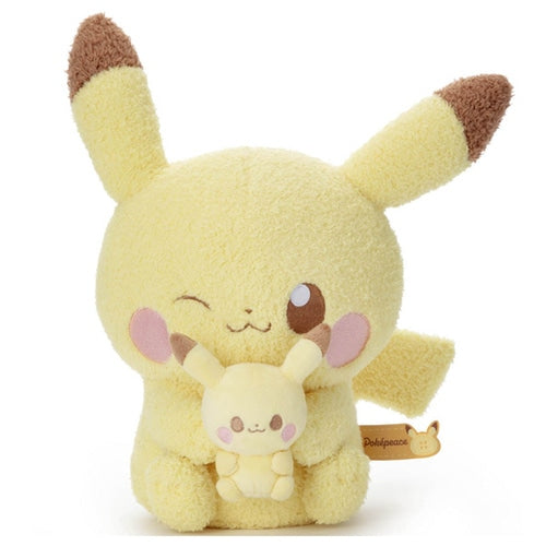 Pikachu Together with Plush Version Pokepeace Plush