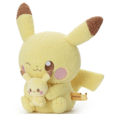 Pikachu Together with Plush Version Pokepeace Plush