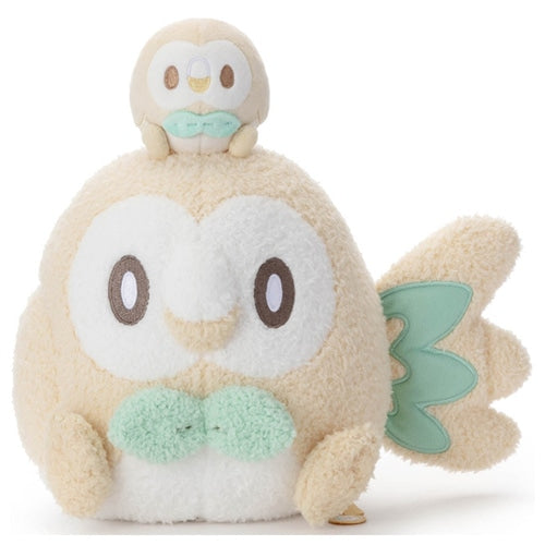 Rowlet Together with Plush Version Pokepeace Plush