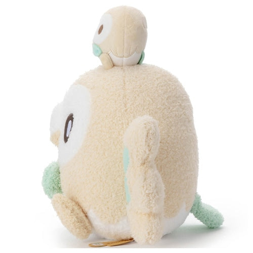 Rowlet Together with Plush Version Pokepeace Plush