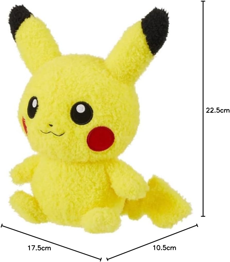 Pikachu Mokomoko Puchi Sekiguchi Fluffy Plush