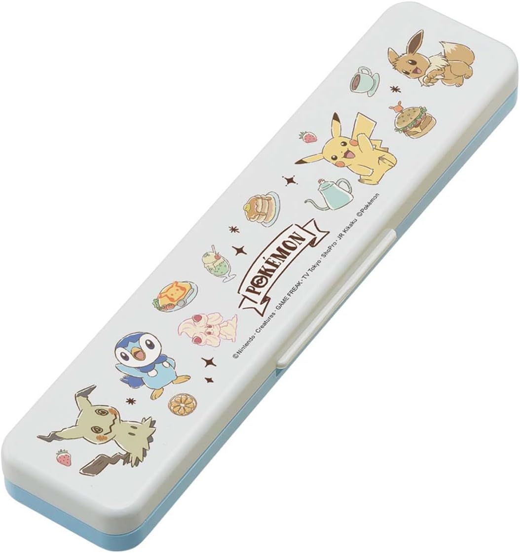 Pokemon Cafe Art Skater 18cm Chopstick & Spoon Set