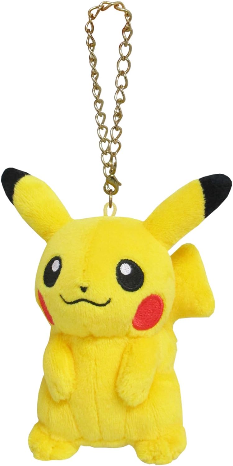 Pikachu All Star Collection Mascot Plush Keychain