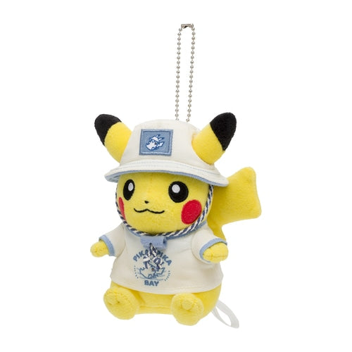 Pikachu Pokemon Center Tokyo Bay Leisure Style Mascot Plush Keychain