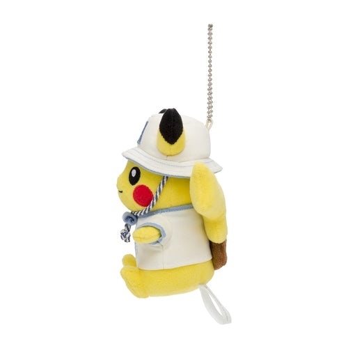 Pikachu Pokemon Center Tokyo Bay Leisure Style Mascot Plush Keychain