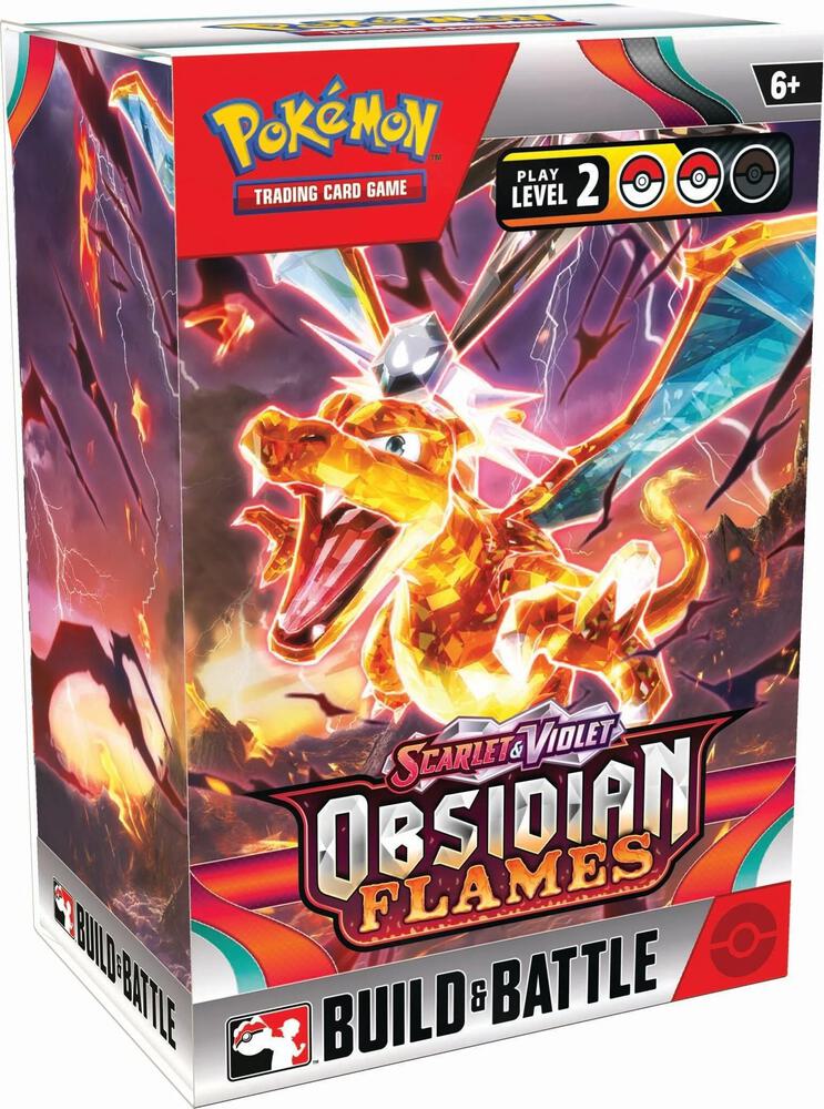 Pokemon Scarlet and Violet 3 Obsidian Flames Build & Battle Kit Box of 10