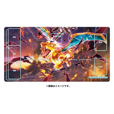 Charizard Terastal Dark Rubber Playmat