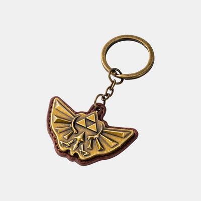 The Legend of Zelda Triforce Shield Keychain A