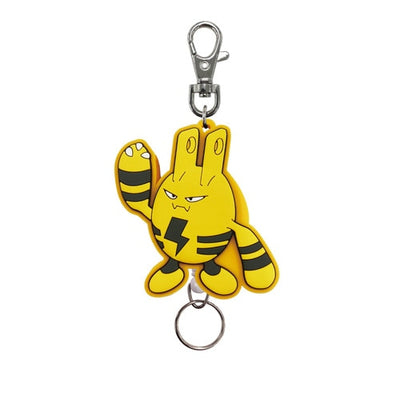 Elekid Rubber Reel Key Holder Keychain